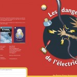 Brochure sur les dangers de l'électricité destinée aux enfants. Tristan Boy de la Tour, graphiste, Lausanne
